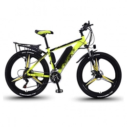 FZYE Bike FZYE 26 inch Electric Bikes mountain Bicycle, 30 speed magnesium alloy onepiece Bike 36V lithium battery Sports Outdoor Cycling Adult, Yellow