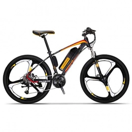 FZYE Electric Bike FZYE 26 inch Mountain Electric Bikes, bold suspension fork Aluminum alloy boost Bicycle Adult Cycling, Yellow