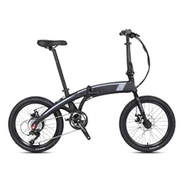 FZYE Electric Bike FZYE Portable Folding Electric Bikes, 20 Inch Tire Adult Bicycle Maximum Torque about 50 N.M Outdoor Cycling Bikes, Gray