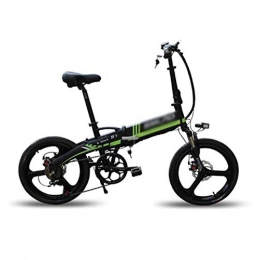 Gaoyanhang Bike Gaoyanhang 20 inch ebike - 36V 10AH battery bike 350W travel ebike folding bike ebike (Color : Green)
