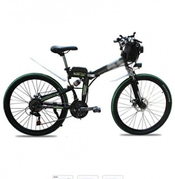 Gaoyanhang Electric Bike Gaoyanhang 26 inch folding electric bicycle 48v lithium battery 350w 10ah adult electric bicycle (Color : Black)