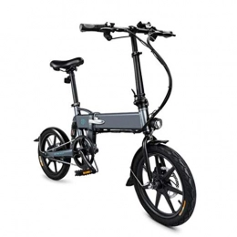 Gaoyanhang Bike Gaoyanhang Folding electric bicycle - 250W electric bicycle with three riding modes, 60KM range electric bicycle, 16 inch tire scooter 36V / 7.8AH (Color : Gray)