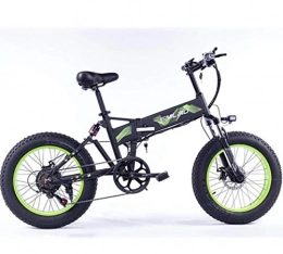 Gaoyanhang Bike Gaoyanhang Folding Electric Bike 1000W Motor with 48V 14Ah Removable Lithium-Ion Battery 20 inch Ebike Fat Tire Electric Bicycle (Color : Green)