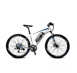 GASLIKE Bike GASLIKE Adult 27.5 Inch Electric Mountain Bike, 36V Lithium Battery Aluminum Alloy Electric Bicycle, LCD Display-Rear frame-Phone holder-Chain oil, C, 60KM
