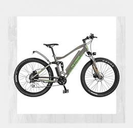 GASLIKE Electric Bike GASLIKE Adult 27.5 Inch Electric Mountain Bike, All-terrain Suspension Aluminum alloy Electric Bicycle 7 Speed, With Multifunction LCD Display, B, 70KM