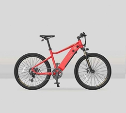 GASLIKE Bike GASLIKE Adult Electric Mountain Bike, 7 speed 250W Snow Bikes, With HD LCD Waterproof Meter / 48V 10AH Lithium Battery Electric Bicycle, 26 Inch Wheels, Red