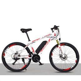 GASLIKE Electric Bike GASLIKE Electric Bike for Adults 26" 250W Electric Bicycle for Man Women High Speed Brushless Gear Motor 21-Speed Gear Speed E-Bike, Red