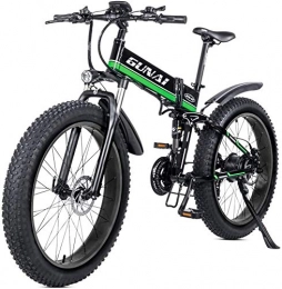 GDSKL Electric Bike GDSKL Electric Bicycle Mountain Bike Scooter Foldable 48V Lithium Battery with Fat Tires Speed Electric Bicycle 21 Pedal-Assist / A / Load bearing250KG