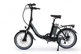 GermanXia Bike GermanXia Premium Mobilemaster Touring Electric Folding Bike 20 Inch 9 Speed Shimano LCD, 250 W / 15, 6ah 138 KM Range, Comfort Handlebar
