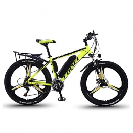 GFKD Bike GFKD Electric Bikes for Adult, Mens Mountain Bike Magnesium Alloy Ebikes Bicycles All Terrain 26" 36V 350W Removable Lithium-Ion Battery for Outdoor Cycling Travel Work Out, Green, 13AH90KM