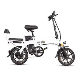 GGXX Bike GGXX Electric Bike 48V 350W Portable Folding Waterproof Bicycle Speed 25km / H Power-Assisted Endurance 160km With Removable Battery LCD Display Thickened Seat