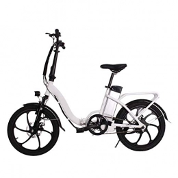 GJJSZ Bike GJJSZ Folding Electric Bike 20", 36V10ah Detachable Lithium Battery with LCD Instrument Panel Front And Rear Disc Brakes LED Highlight Light