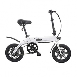 Gmadostoe Electric Bike Gmadostoe Folding Electric Bike, 250W City Bicycle Speed Up To 25Km / H, Aluminum Alloy Frame Travel Pedal Small Battery Car Unisex, Battery~8ah