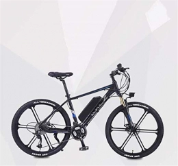 GMZTT Electric Bike GMZTT Unisex Bicycle Adult 26 Inch Electric Mountain Bicycle, 36V Lithium Battery 27 Speed Electric Bicycle, High-Strength Aluminum Alloy Frame, Magnesium Alloy Wheels (Color : C, Size : 30KM)