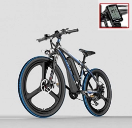 GMZTT Bike GMZTT Unisex Bicycle Adult 26 Inch Electric Mountain Bicycle, 48V Lithium Battery Electric Bicycle, With anti-theft alarm / fixed-speed cruise / 5-gear assist / 21 Speed (Color : D)