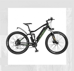 GMZTT Electric Bike GMZTT Unisex Bicycle Adult 27.5 Inch Electric Mountain Bicycle, All-terrain Suspension Aluminum alloy Electric Bicycle 7 Speed, With Multifunction LCD Display (Color : A, Size : 70KM)