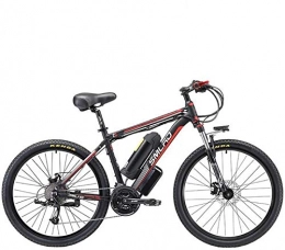 GMZTT Bike GMZTT Unisex Bicycle Adult Mountain Electric Bikes, 500W 48V Lithium Battery - Aluminum alloy Frame, 27 speed Off-Road Electric Bicycle (Color : B, Size : 8AH)