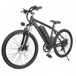 Goo Electric Bicycle 26“ Anti-skid Tire Bike 500W 36V/10.4AH Battery 7 Speed Shifter EBike Moped Mountain Ebike Throttle & Pedal Assist