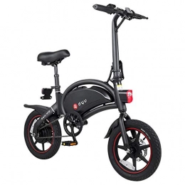 GoZheec Electric Bike GoZheec Electric Bike for AdultsFolding E Bikes 14inch 10Ah240W Motor Max Speed 25km / h Up To 45km, Pedal Assist for Men Teenagers Outdoor Fitness City Commuting. (black)