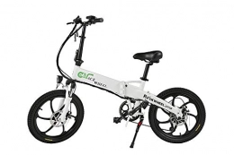 GoZheec Bike GoZheec Folding Electric Bicycle & E-bike, Urban Commuter Max Speed 30km / h, 20 Inch Tire 350W Motor Max Speed 30km / h Up To 30km Range Disc Brake, Unisex Bicycle