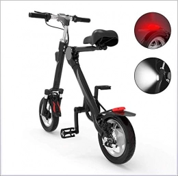 Gpzj Bike Gpzj Small Folding Electric Bicycle, Up To 40Miles, 265Lbs Max Load Weight with 7A 36V Lithium Battery