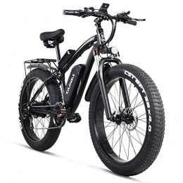 GUNAI Electric Bike GUNAI Electric Off-road Bikes Fat Tire E-bike, with Removable Lithium Ion Battery, 3.5" LCD Display and Rear Seat