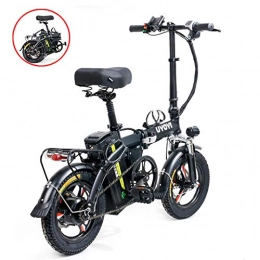 GUOJIN Electric Bike GUOJIN 14" Folding Electric Bike Smart Mountain Bike for Adults, 400W Aluminum Alloy Bicycle Removable 48V / 13Ah Lithium-Ion Battery Max Speed 30 Km / H