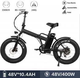 GUOJIN Electric Bike GUOJIN 20" Electric Bike, Electric Bicycle with 350W Motor, 48V 11Ah Battery, Change Speed bike, Outdoor Urban Road Bikes