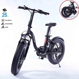 GUOJIN Bike GUOJIN 20 Inch Folding Power Assist Electric Bicycle, 350W 8Ah Lithium Battery Electric Bike with Front LED Light