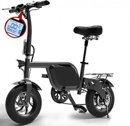 GUOJIN Bike GUOJIN 350W Electric Bicycle with Removable 48V 8AH Lithium-Ion Battery, 14" Off-Road Wheels Premium Full Suspension and 6 speed gear
