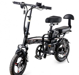 GUOJIN Bike GUOJIN City Electric Bicycle Bike, Electric Commute Bicycle Ebike with 400W Motor and 48V 8Ah Lithium Battery, Three Modes (up to 25 km / h), Black