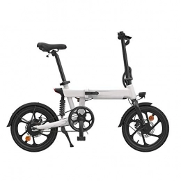 GUOJIN Electric Bike GUOJIN Electric Bike Folding Electric Bicycle for Adults 250W Motor 36V / 10Ah Urban Commuter Folding E-Bike City Bicycle Max Speed 25 Km / H Load Capacity 100 Kg, White
