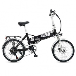 GUOMM Electric Bike GUOMM Electric Folding Bike Fat Tire 20" With 36v 250w 10.4ah Lithium-Ion Battery, City Bicycle Max Speed 25 Km / H, Battery E Bike For Outdoor Cycling Travel Work Out And Commuting