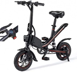 GYL Bike GYL Electric Bicycle Folding Bicycle Travelling Adult Bicycle 250W 7.8Ah 36V 12" Wheels Lightweight Folding Bicycle with a Maximum Speed of 25Km / H, Suitable for Male Outdoor Sports and Fitness