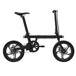 H&BB Electric Bike H&BB Mini Electric Bike, Folding E-Bike Scooter Portable City Speed Bike 3 Modes With LED Lighting Lightweight Adult Moped Outdoor Riding