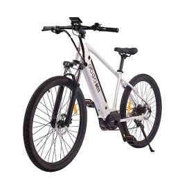 Haloppe Electric Bike for Adults, Mountain Bike 250W Electric Hybrid Bicycle Commute E-bike with 36V 10Ah Removable Battery, LCD Display City Commuter for Sports Outdoor Cycling Travel Commuting Grey