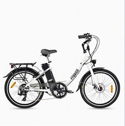HCMNME Electric Bike HCMNME durable bicycle Adult 26Inch Electric Commuter Bike, 400W 36V Lithium Battery Aluminum Alloy Retro 7 Speed Electric Bicycle Alloy frame with Disc Brakes (Color : C, Size : 10.4AH)