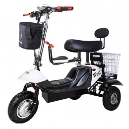 Hebbp1 Mini Folding Electric Tricycle, Adult Folding Portable Electric Car, 48V Lithium Battery Control Bicycle (can Withstand 200KG)