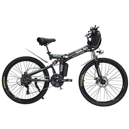 HECHEN Bike HECHEN Electric Folding Mountain Bike for Adult, 26 inch Wheels, 350W Mountain Trail Bike and Three Working Modes Bicycles, 21-Speed Bicycle MTB , 48V10AH