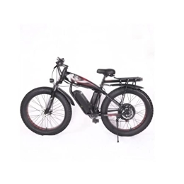 HESND Electric Bike HESNDddzxc Electric Bicycle Fat Bicycle Electric Bicycle Snowmobile Outdoor Mountain Bike Men; Fat tire