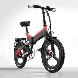 HEWEI Electric Bike HEWEI 20-inch electric mountain bikes male and female scooters for adults Foldable electric bikes Off-road long-distance electric bikes with removable lithium battery