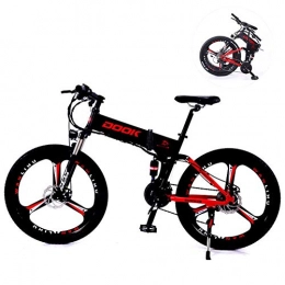 HEWEI Electric Bike HEWEI Electric mountain bikes 26-inch 27-speed folding mountain lithium battery aluminum alloy Light and convenient for driving off-road vehicles suitable for men and women