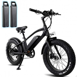 HFRYPShop Bike HFRYPShop 20'' Electric Bikes for Adults with 2 x 10AH Lithium-Ion Battery, 4.0 Fat Tire e-Bike with 750W Motor for Mens Women 5-Gears Disc Brakes 3 Modes