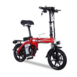 HHORD Bike HHORD Folding Power Bike 750W 48V 13Ah Power Electric Bicycle, LED Bike Light, Suspension Fork And Gear, Red, 15A