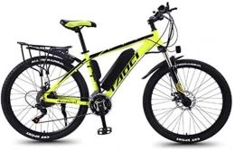 Leifeng Tower Bike High-speed 26'' Electric Mountain Bike with Removable Large Capacity Lithium-Ion Battery (36V 350W 8Ah) Dual Disc Brakes for Outdoor Cycling Travel Work Out ( Color : Black Yellow , Size : 27 Speed )