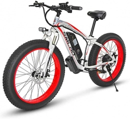 Leifeng Tower Electric Bike High-speed Electric Bicycle 48V 27 Speed Disc Brake Aluminum Alloy 15AH Lithium Battery 26" 4.0 Wide Wheel Snowmobile Suitable for Commuting Travel with A Maximum Load of 150 Kg ( Color : Red )