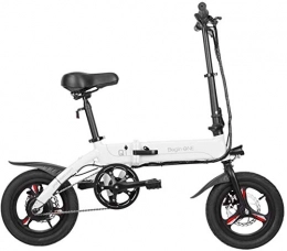 Leifeng Tower Electric Bike High-speed Fast Electric Bikes for Adults Lightweight and Aluminum Folding Electric Bikes with Pedals Power Assist and 36V Lithium Ion Battery with 14 inch Wheels and 250W Hub Motor Fixed Speed Cruise