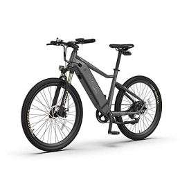 HIMO Electric Bike HIMO C26 Electric Bicycle, 48V / 10Ah Removable Lithium-Ion Batteries, 26" Electric Bikes with 250W Motor, Dual Disc Brakes, Professional Shimano 7 Speed Gears, CE Certified (Gray)