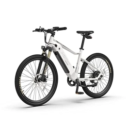 HIMO Electric Bike HIMO C26 Electric Bicycle, 48V / 10Ah Removable Lithium-Ion Batteries, 26" Electric Bikes with 250W Motor, Dual Disc Brakes, Professional Shimano 7 Speed Gears, CE Certified (White)