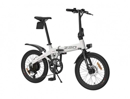 Enegitech Bike HIMO Z20 Electric Bike, Folding Electric Bicycle for Adult, 20 Inch Tire Up To 80km Range, Removable Large Capacity Battery, 250W DC Motor, Shimano 6-speed Transmission Smart Display Dual Disc White